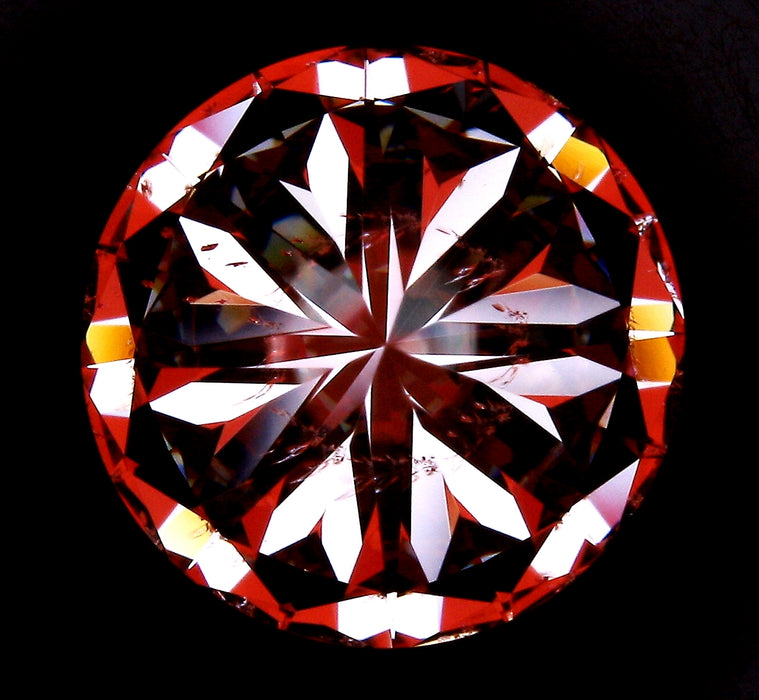 4.02ct Round I SI1 Natural Diamond hearts image