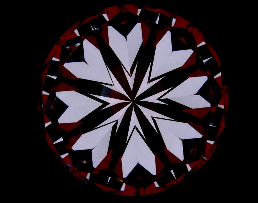 3.90ct Round G VVS1 Natural Diamond hearts image