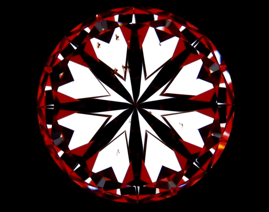 1.13ct Round E SI1 Natural Diamond hearts image