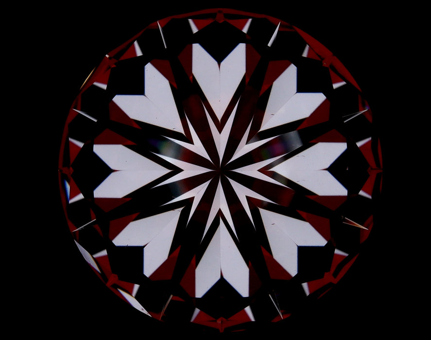 10.06ct Round G VS2 Natural Diamond hearts image