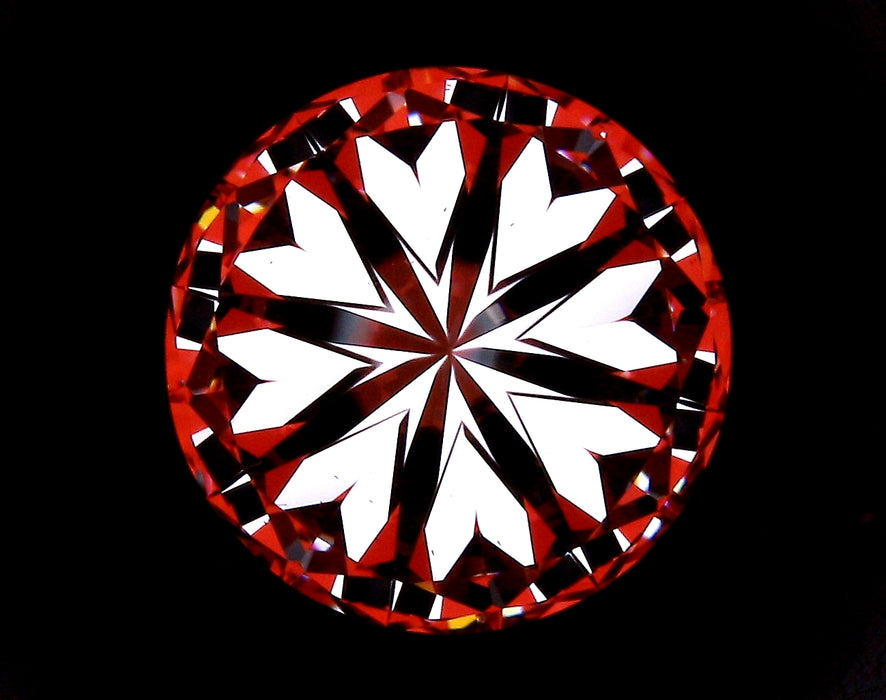 2.81ct Round G VVS2 Natural Diamond hearts image
