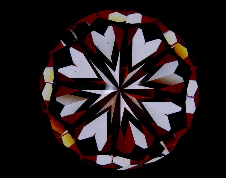 6.03ct Round G VS2 Natural Diamond hearts image