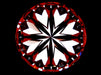 1.08ct Round G VVS2 Natural Diamond hearts image