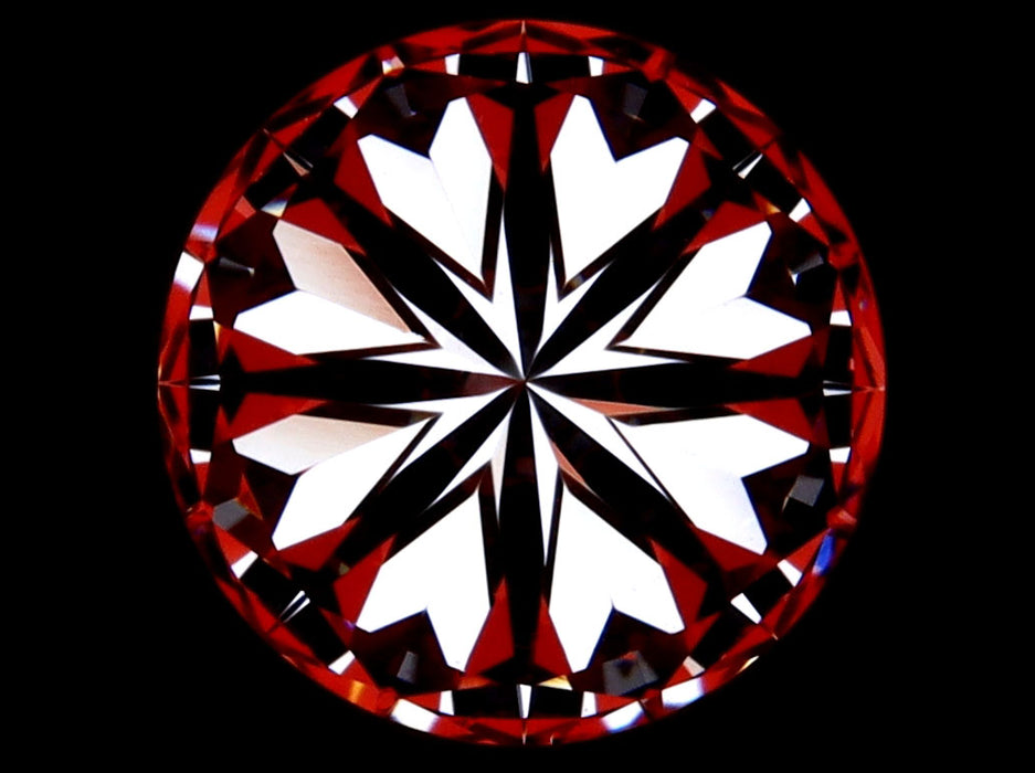 1.08ct Round G VVS2 Natural Diamond hearts image