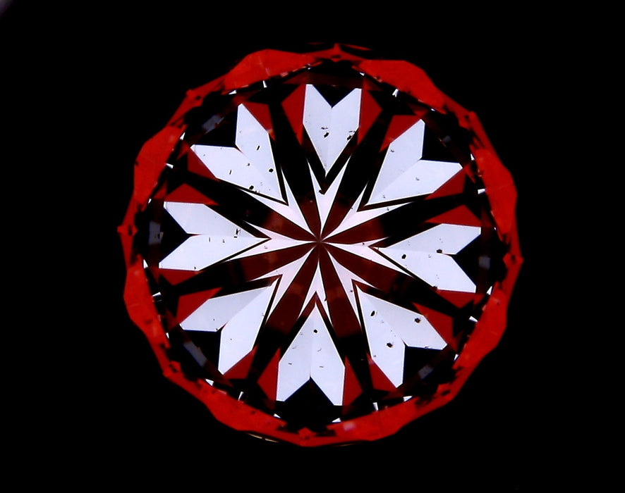 4.51ct Round J SI1 Natural Diamond hearts image