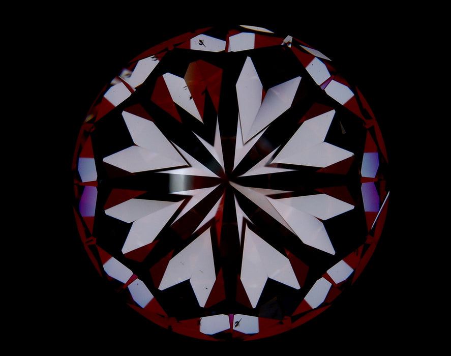 8.05ct Round J VS2 Natural Diamond hearts image