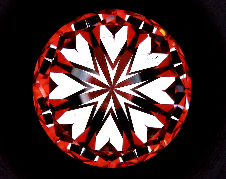 4.72ct Round F SI1 Natural Diamond hearts image
