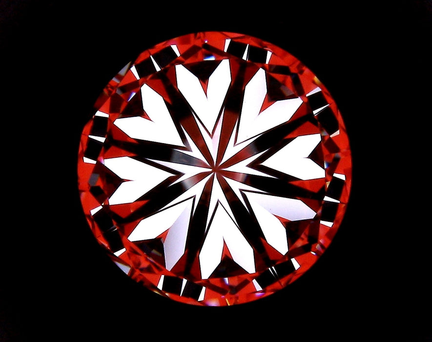 2.70ct Round F VVS2 Natural Diamond hearts image