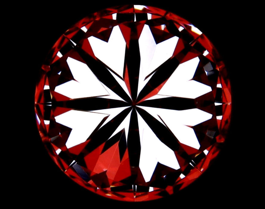 1.20ct Round K VS2 Natural Diamond hearts image