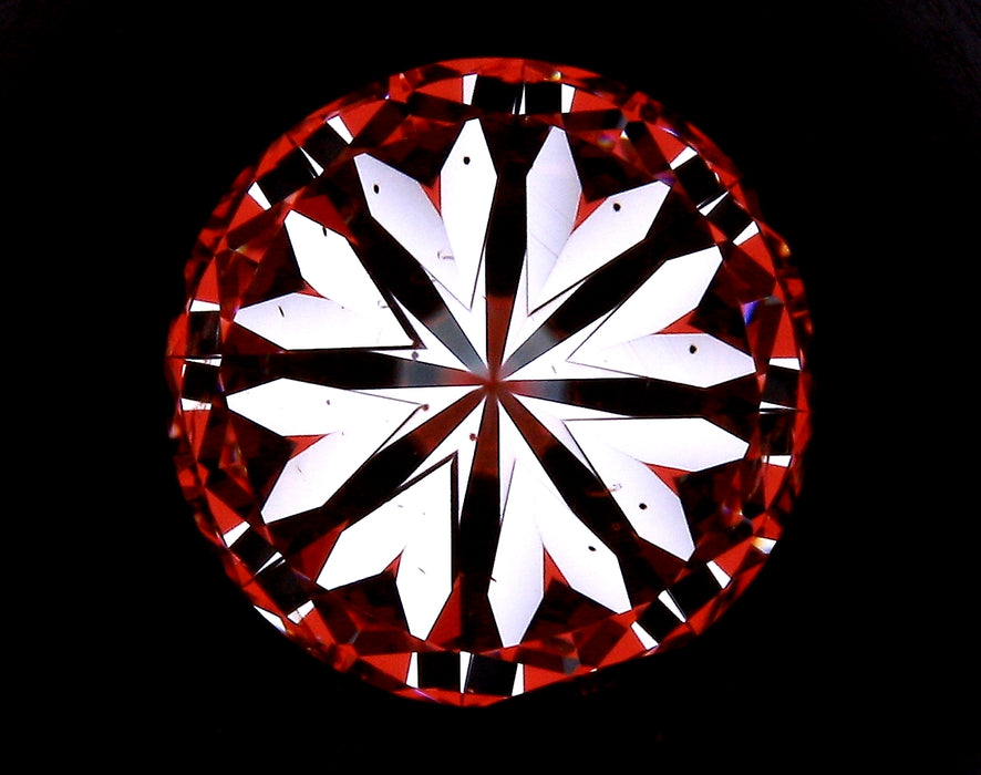 3.02ct Round I SI1 Natural Diamond hearts image