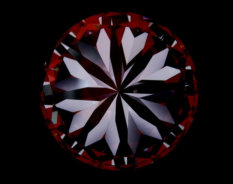 2.90ct Round F VVS1 Natural Diamond hearts image