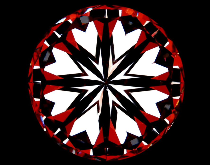8.01ct Round J VS2 Natural Diamond hearts image