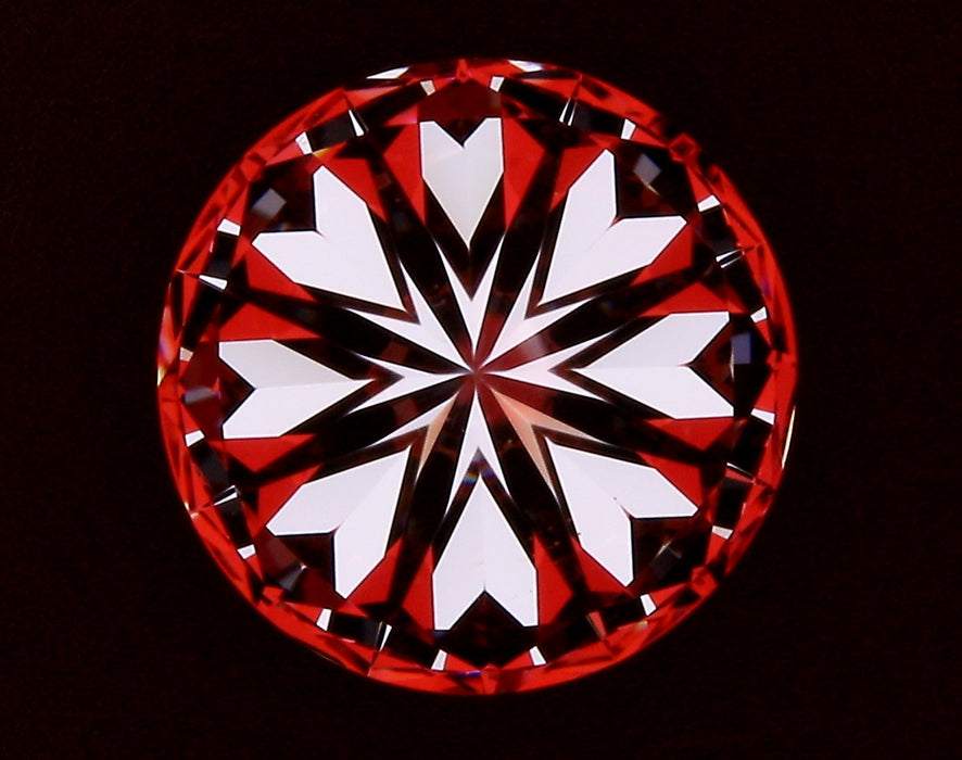 2.58ct Round H VS1 Natural Diamond hearts image