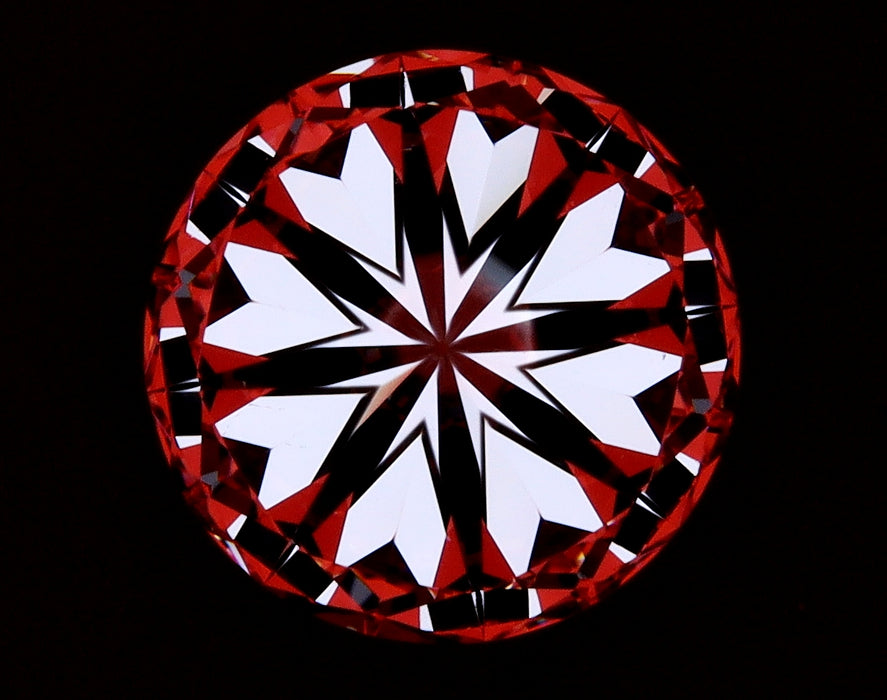 2.50ct Round H VVS1 Natural Diamond hearts image