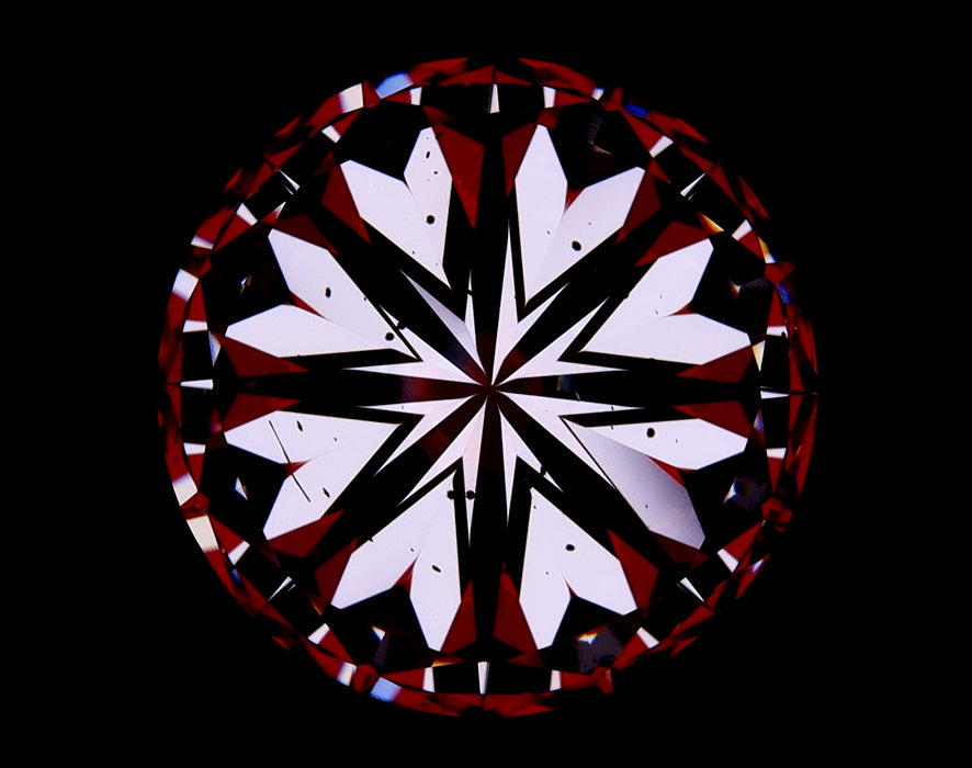 4.04ct Round E SI1 Natural Diamond hearts image