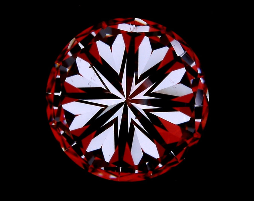 3.22ct Round J SI1 Natural Diamond hearts image