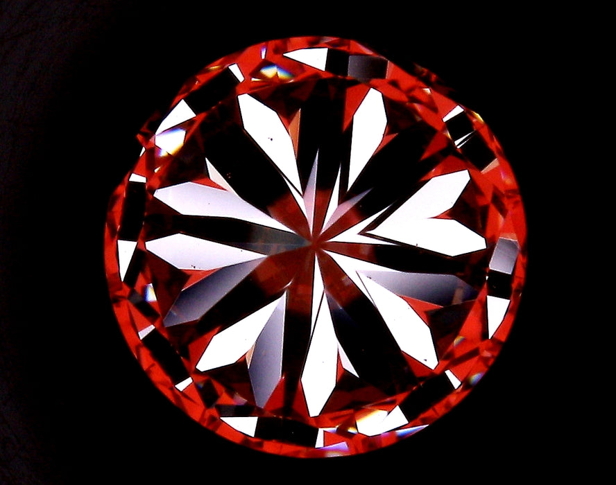 2.51ct Round F VS1 Natural Diamond hearts image