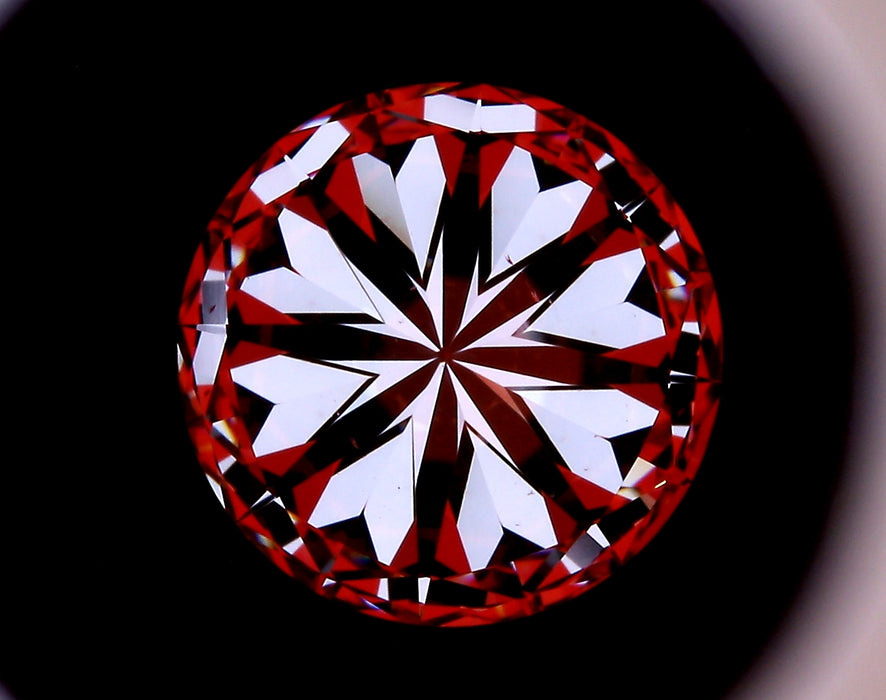 4.31ct Round I VS1 Natural Diamond hearts image