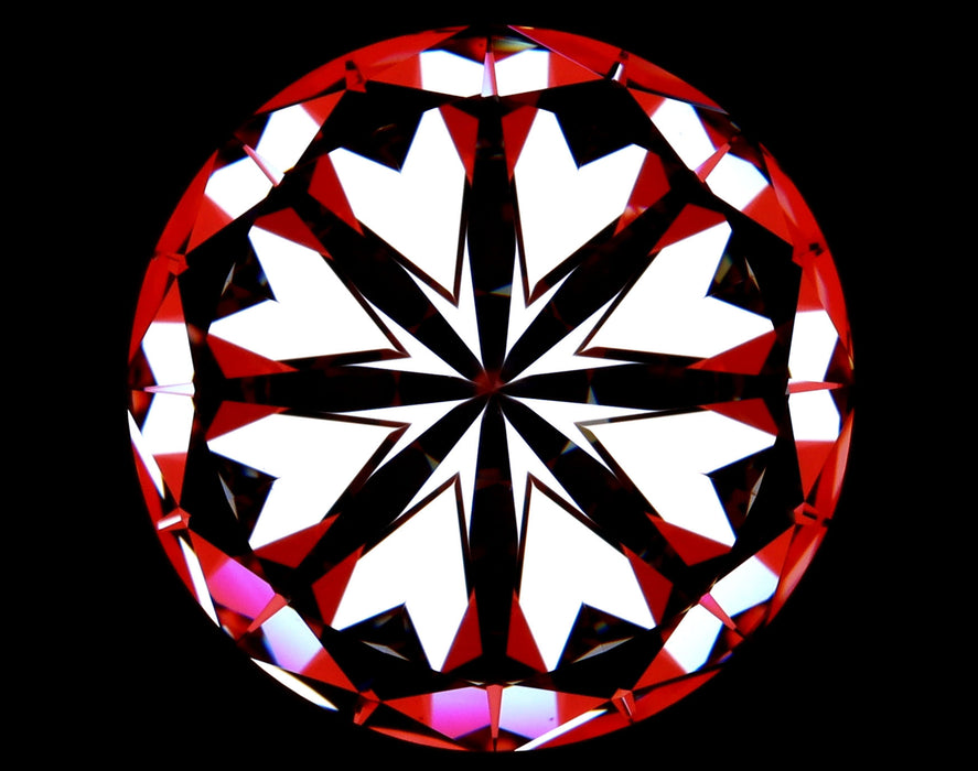 10.26ct Round H VS1 Natural Diamond hearts image