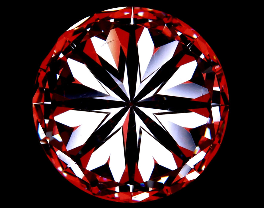 7.52ct Round E SI1 Natural Diamond hearts image