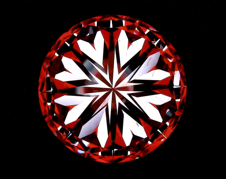 3.80ct Round J SI1 Natural Diamond hearts image