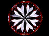 1.43ct Round E VVS2 Natural Diamond hearts image