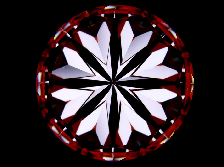 1.43ct Round E VVS2 Natural Diamond hearts image