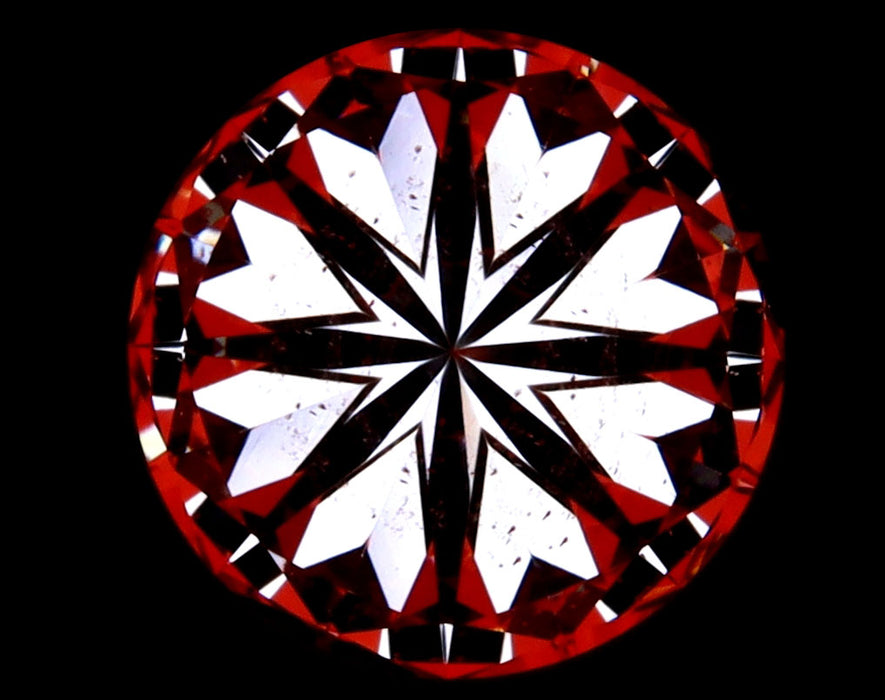 1.18ct Round E SI1 Natural Diamond hearts image