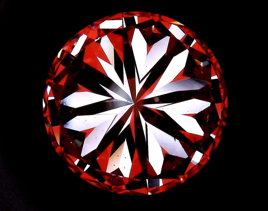 2.53ct Round H VS2 Natural Diamond hearts image