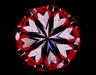 0.91ct Round F SI1 Natural Diamond hearts image