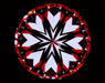 2.11ct Round E VS1 Natural Diamond hearts image