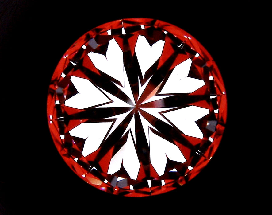 2.08ct Round G VS1 Natural Diamond hearts image