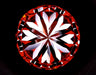4.01ct Round F VS2 Natural Diamond hearts image