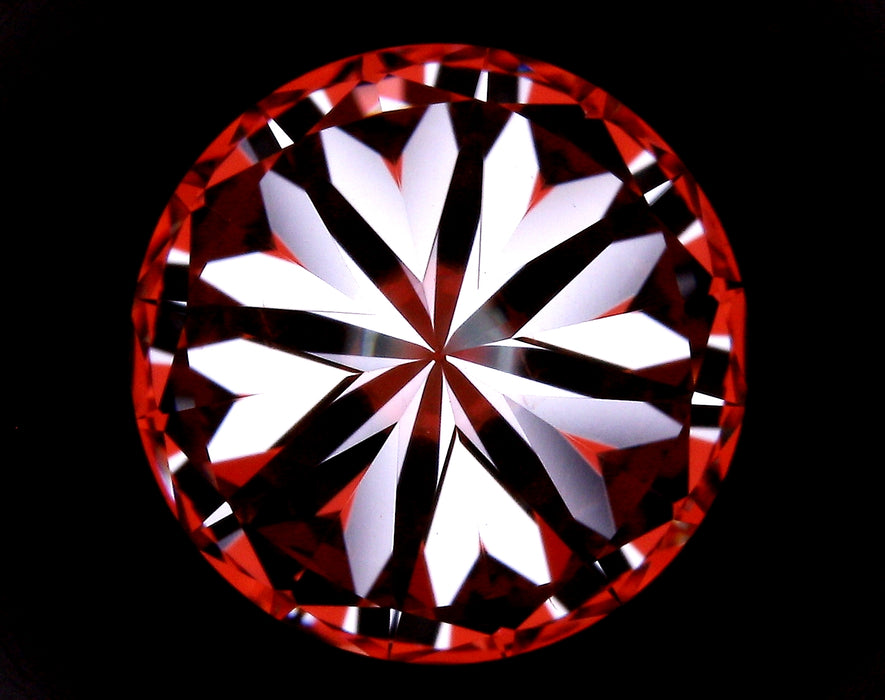 3.50ct Round H VS2 Natural Diamond hearts image