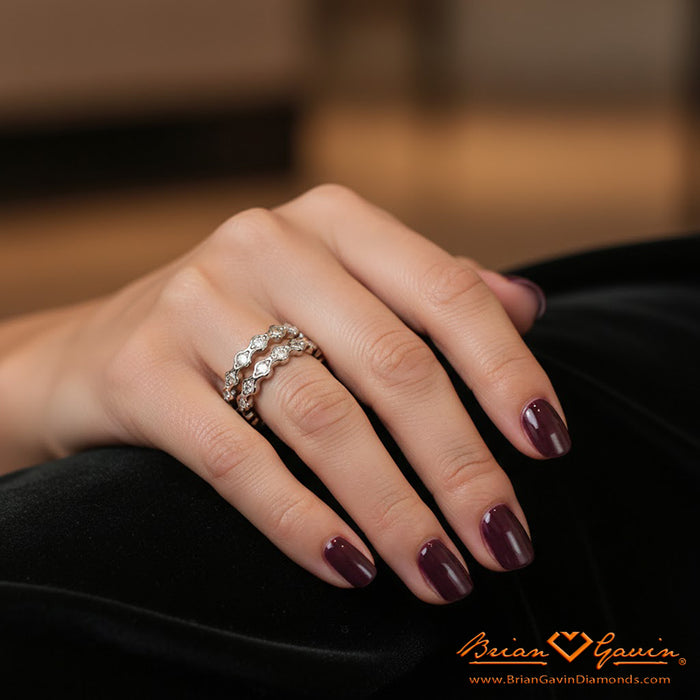 Platinum, 18K White Gold