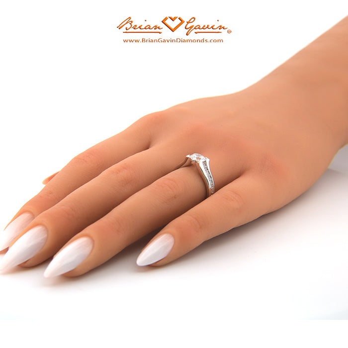 18K White Gold, Platinum, 14K White Gold