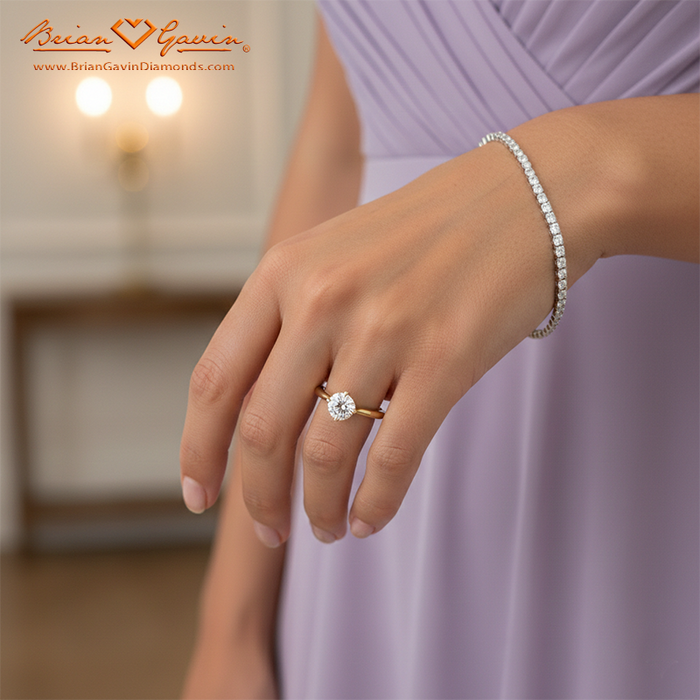 Platinum, 18K White Gold, 18K Rose Gold, 18K Yellow Gold