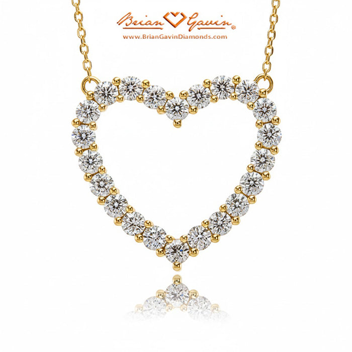 Modern Open Heart Pendant