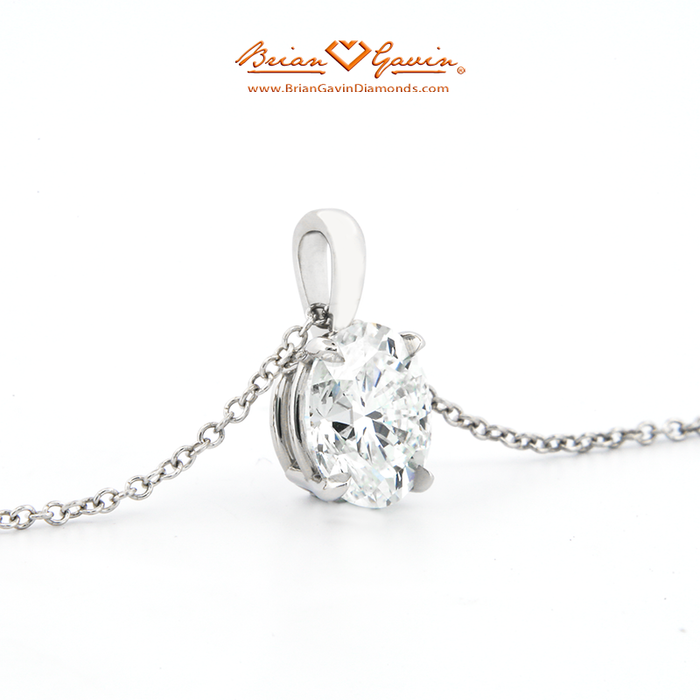 4 Prong Oval Pendant