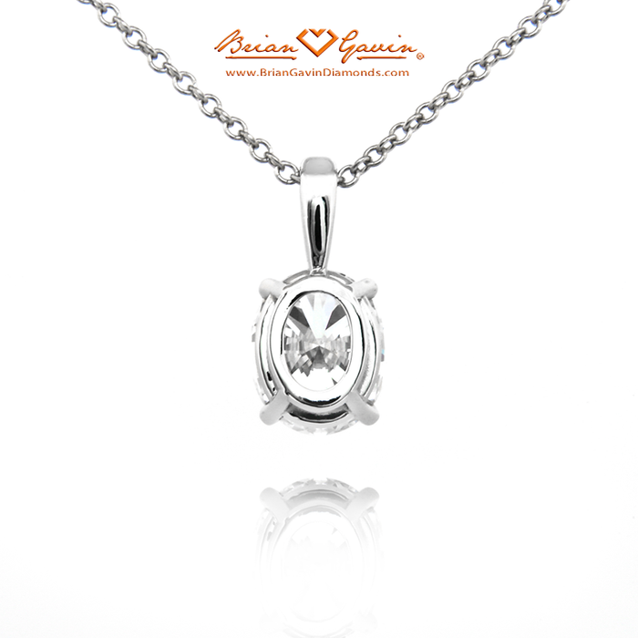 4 Prong Oval Pendant
