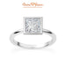 18K White Gold, Platinum