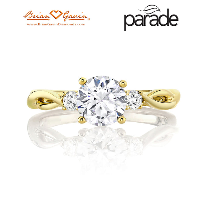 14K Yellow Gold, 18K Yellow Rose