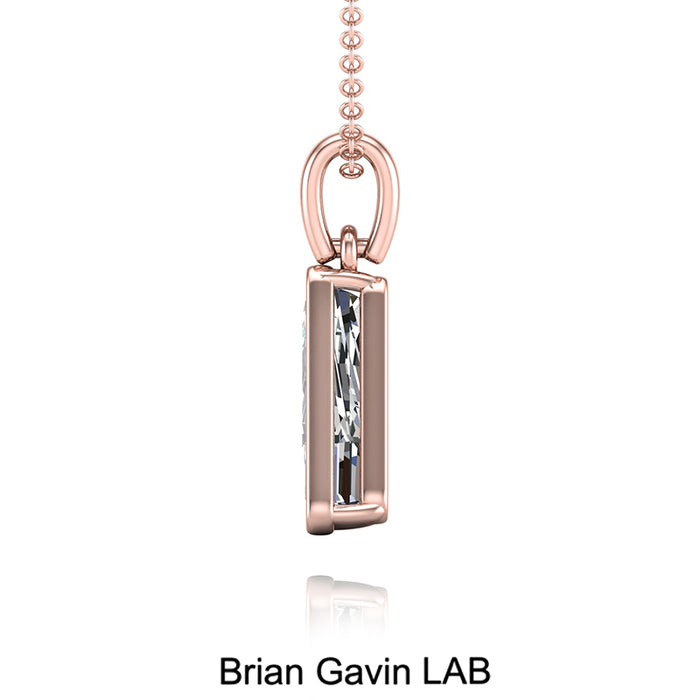 Lab Diamond Alphabet Bezel With Bail Pendants Pendant