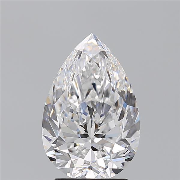 3.050 D VVS2 Virtual Selection Pear Diamond
