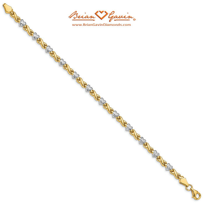 Heart and X Bracelet