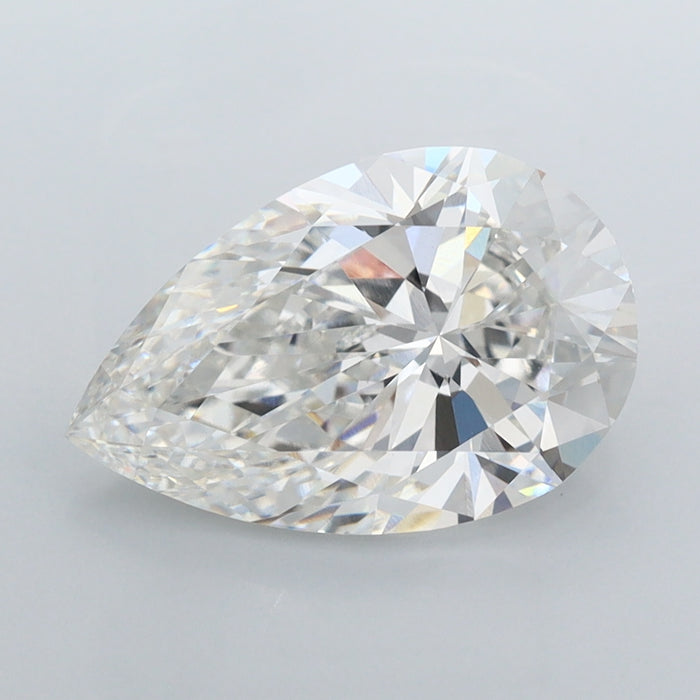 3.02000 F VVS2 BG Select Lab Grown Pear Diamond