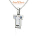 14K White Gold, T