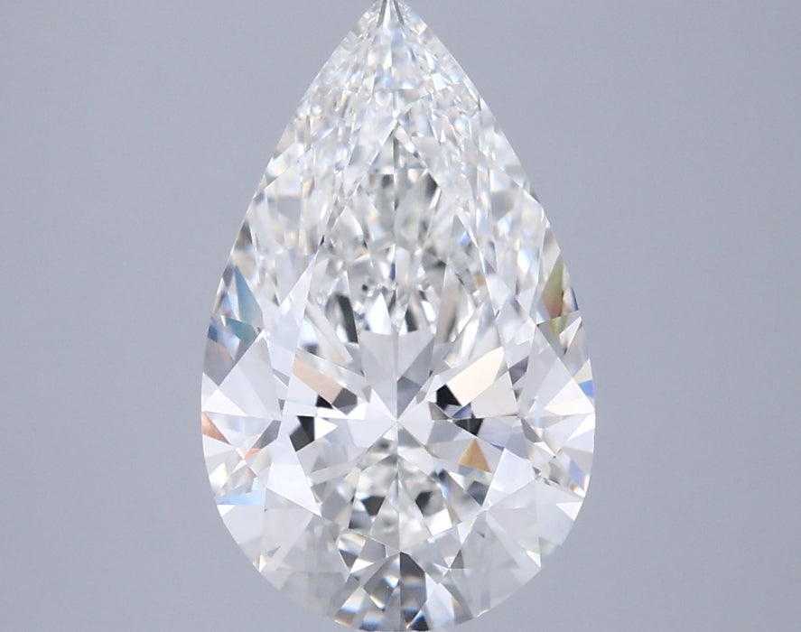 3.06000 F VVS2 BG Select Lab Grown Pear Diamond