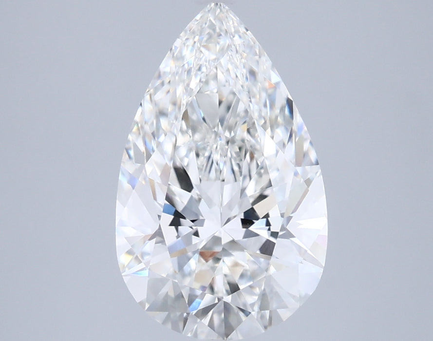 3.08000 F VVS2 BG Select Lab Grown Pear Diamond