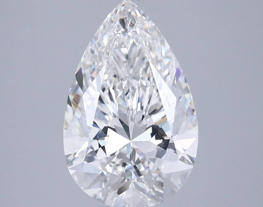 3.02000 F VVS2 BG Select Lab Grown Pear Diamond